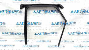 Upper rear right door molding Mazda CX-30 20-22 black with glass seal