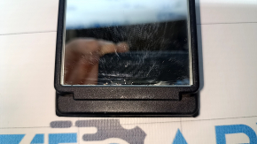 Mirror overlay center console Lexus NX200t NX300h 15-17 leather, black, amalgam climbed
