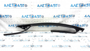 Upper door molding front right Mazda CX-30 20- black with glass seal