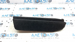 Tesla Model S 21 right rear trunk floor - black, broken guide