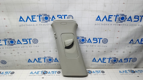 Center pillar trim upper belt left VW Passat b8 16-19 USA gray, scratches