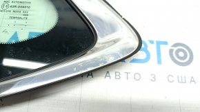 Window blind glass rear right Mazda CX-30 20- with chrome molding, scratches on chrome, tear