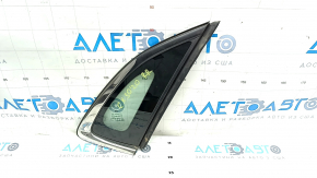 Window blind glass rear left Mazda CX-30 20- with chrome molding, scratches on chrome, tear of seal