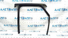 Upper rear left door molding Mazda CX-30 20-22 black with glass seal, tear