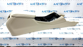 Console central armrest BMW X3 G01 18-21 beige, scratches, cracks in the armrest