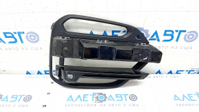 Lower grille of the front bumper right BMW X3 G01 18-21 under fog lights and parking sensors, black gloss, scratch