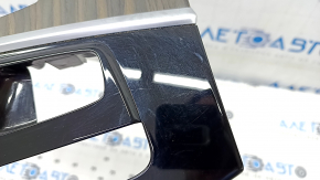 BMW X3 G01 18-21 center console trim black, wood insert, scratches