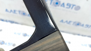 BMW X3 G01 18-21 center console trim black, wood insert, scratches