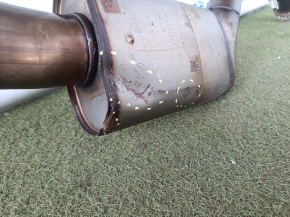 Exhaust pipe with barrel BMW X3 G01 18-22 2.0T with valve, flattened