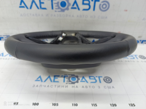 Bare steering wheel BMW X3 G01 18 - leather, black, heated, under the petals, scratches, worn, torn fasteners