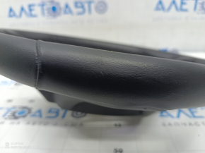 Bare steering wheel BMW X3 G01 18 - leather, black, heated, under the petals, scratches, worn, torn fasteners