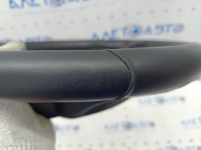 Bare steering wheel BMW X3 G01 18 - leather, black, heated, under the petals, scratches, worn, torn fasteners