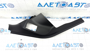 Door sill trim inner rear right BMW X3 G01 18-21 black, worn, broken fastening