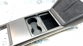 Tesla Model S 21 Center Console Box with Cup Holders - Carbon
