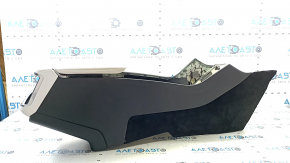 Tesla Model S 21 center console armrest - white leather, torn leather