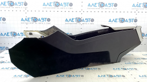Tesla Model S 21 center console armrest - white leather, torn leather