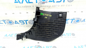 Front pillar trim lower right Mazda CX-30 20- black