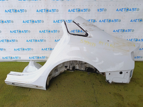 Quarter wing rear left Audi A4 B8 08-16 sedan, sawed off, white