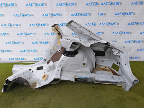 Quarter wing rear right Audi A4 B8 08-16 sedan, sawed off, white