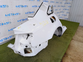 Quarter wing rear right Audi A4 B8 08-16 sedan, sawed off, white