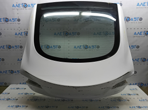Tesla Model S 21 bare trunk door with glass - white PPSW, aluminum, with brake light