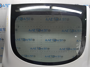 Tesla Model S 21 bare trunk door with glass - white PPSW, aluminum, with brake light