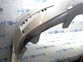 Tesla Model S 21 front bare bumper - white, worn