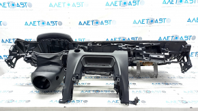 Torpedo front panel with AIRBAG Mazda CX-30 20- black without projection, rusty pyropatron