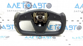 Tesla Model S 21 bare steering wheel - black, YOKE, with buttons, worn