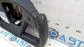 Tesla Model S 21 bare steering wheel - black, YOKE, with buttons, worn