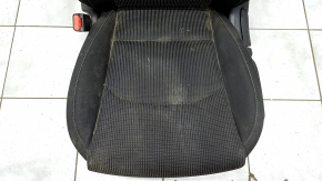 Driver's seat Kia Forte 19-21 without airbag, mechanical, black cloth, dry-cleanable