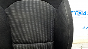 Driver's seat Kia Forte 19-21 without airbag, mechanical, black cloth, dry-cleanable