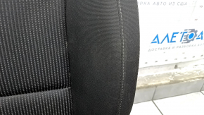 Passenger seat Kia Forte 19-21 without airbag, mechanical, black cloth, scratches on the back, dry cleaning