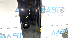 Tesla Model S Rear Bumper Lip 21 - Black, Gloss, Scratched, Cracked