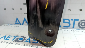 Tesla Model S Rear Bumper Lip 21 - Black, Gloss, Scratched, Cracked