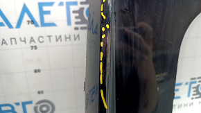 Tesla Model S Rear Bumper Lip 21 - Black, Gloss, Scratched, Cracked