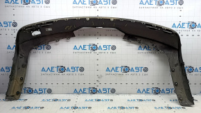 Tesla Model S Rear Bumper Lip 21 - Black, Gloss, Scratched, Cracked