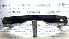 Tesla Model S Rear Bumper Lip 21 - Black, Gloss, Scratched, Cracked