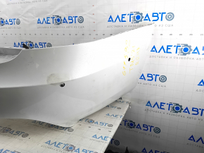 Tesla Model S 21 bare rear bumper - white, fasteners unsoldered