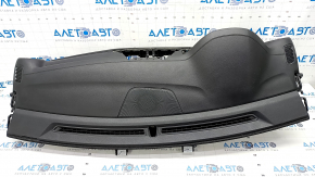 Torpedo front panel with AIRBAG Kia Forte 19-21 black, rusty pyropatron