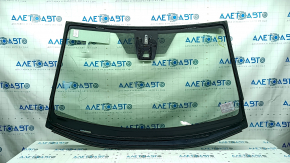 Windshield Toyota Rav4 19- without heating AWD, USA built, AGC, sand, chips, broken mount