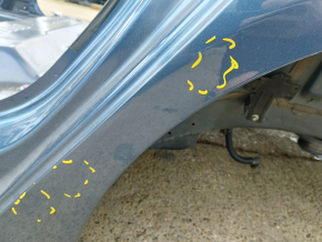 Quarter wing rear left Ford Fusion mk5 13-20 blue, on body, bumps