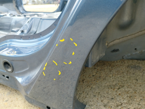 Quarter wing rear left Ford Fusion mk5 13-20 blue, on body, bumps