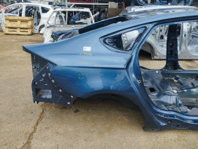 Quarter wing rear right Ford Fusion mk5 13-20 blue, on the body, bumps