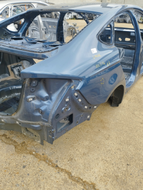 Quarter wing rear right Ford Fusion mk5 13-20 blue, on the body, bumps
