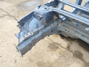 Front right quarter Ford Fusion mk5 13-20 with bracket, blue, on body, bumpers