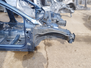 Front right quarter Ford Fusion mk5 13-20 with bracket, blue, on body, bumpers
