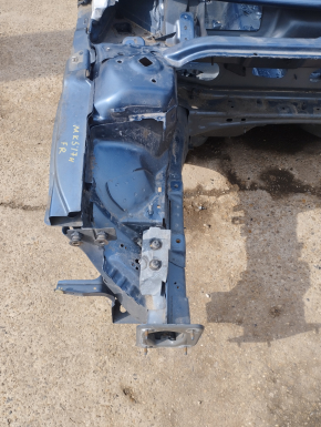 Front right quarter Ford Fusion mk5 13-20 with bracket, blue, on body, bumpers