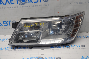 Headlight front left bare Dodge Journey 13-20 light, sand, scratches, cracks