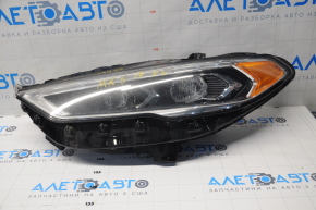 Headlight front left complete Ford Fusion mk5 17-20 LED, with DRL, sand